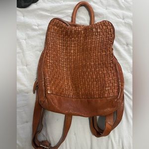 Vilenca Holland Brown Leather Backpack new but without tags